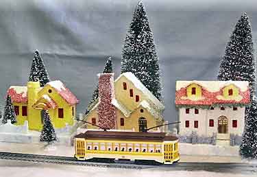 Xmas houses scenery