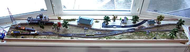 Z Scale in a Windowsill