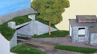 Welsh slate quarry line